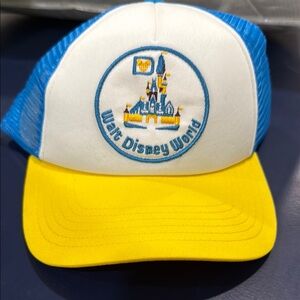 Disney World 50th Anniversary Throwback Cap - Blue and Yellow